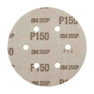 3M™ Hookit™ Paper Disc 255P, 152 mm, 6-Hole, P150