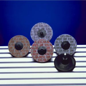 Scotch-Brite™ Roloc™ EXL Unitized Wheel XL-DR, 76 mm x 6 mm, 6A MED