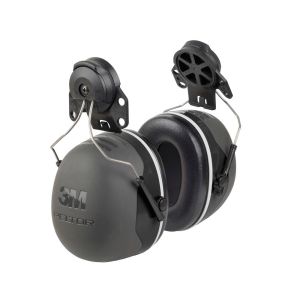 3M™ PELTOR™ Earmuffs, 36 dB, Black, Helmet Mounted, X5P3
