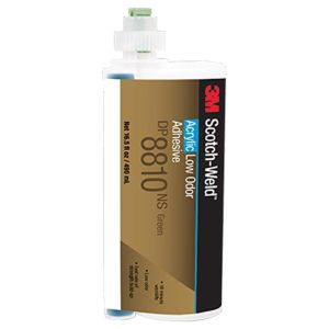 3M™ Scotch-Weld™ Low Odour Acrylic Adhesive DP8810NS, Green, 490 ml