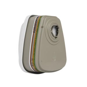 3M™ Gas, Vapour and Particulate Filter, A2B2E2K2HgP3 + Formaldehyde, 6099