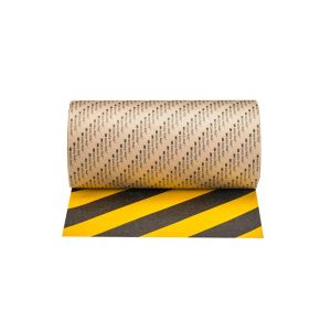 3M™ Safety-Walk™ Slip-Resistant General Purpose Tapes and Treads 613, Black/Yellow Stripe, 50.8 mm x 18.3 m, Roll, 2/case