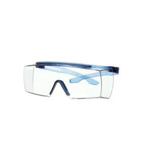 3M™ SecureFit™ 3700 Overspectacles, Blue Temples, Scotchgard™ Anti-Fog (K&N), Clear Lens, SF3701SGAF-BLU-EU, 20/Case