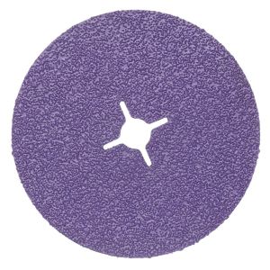 3M™ Cubitron™ II Fibre Disc 982CX Pro, 83323, 36+, 115 mm x 22.23 mm, Slotted, 25 per inner, 100 per case