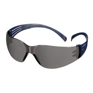 3M™ SecureFit™ 100 Safety Glasses, Blue frame, Anti-Scratch / Anti-Fog, Grey lens, SF102AF-BLU-EU, 20/Case