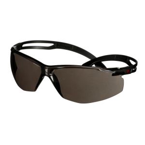 3M™ SecureFit™ 500 Series, Black, Scotchgard™ Anti-Fog/Anti-Scratch Coating (K&N), Grey AF-AS Lens, SF502SGAF-BLK