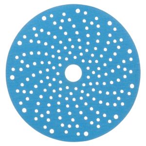 3M™ Hookit™ Abrasive Disc 325U, Blue, 150 mm, Multihole, 220 Grade, 51376
