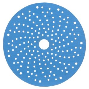 3M™ Hookit™ Abrasive Disc 325U, Blue, 150 mm, Multihole, 400 Grade, 51381