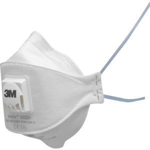 3M™ Aura™ Particulate Respirator, FFP2, Valved, 9322+