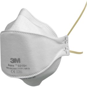 3M™ Aura™ Particulate Respirator, FFP1, Unvalved, 9310+
